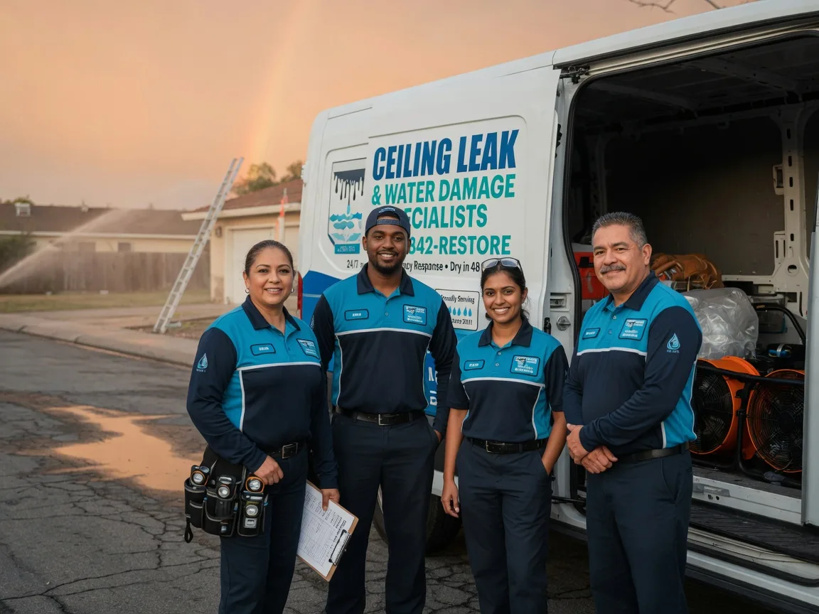 Ceiling Leak Cleanup company in Toccopola, MS